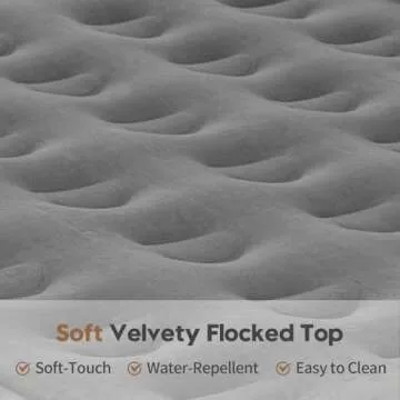 Cotabaty Queen Air Mattress with Built-in Pump, Luxury Inflation