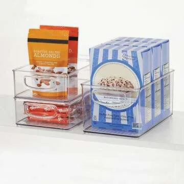 iDesign Plastic Storage Handles Set for Home Organization