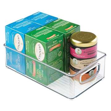 iDesign Plastic Storage Handles Set for Home Organization