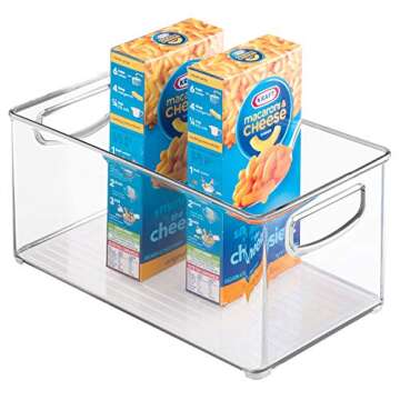 iDesign Plastic Storage Handles Set for Home Organization