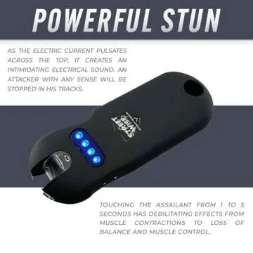 Compact Mini Stun Gun Keychain for Personal Safety