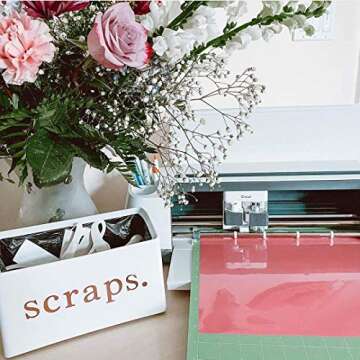 Lotsa Style Mini Trash Can Bold Ed., Small Waste Garbage Basket Bin for Desk Office Kitchen Bedroom Bathroom, 100 Plastic Bags (Black)