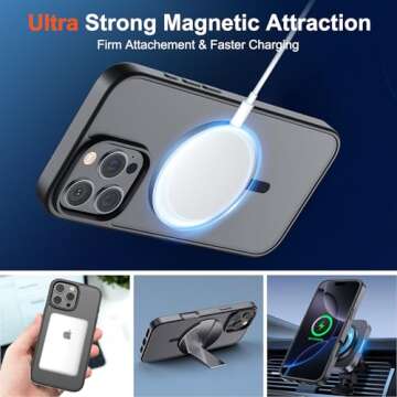 SUPFINE Magnetic iPhone 16 Pro Max Case with 10 FT Protection