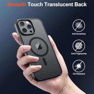 SUPFINE Magnetic iPhone 16 Pro Max Case with 10 FT Protection