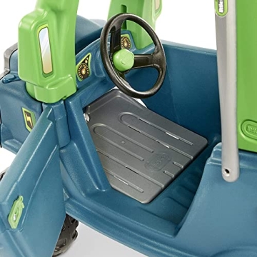 Little Tikes Go Green! Cozy Truck w/ Trailer & Garden Tools for Kids | Recycled Plastic