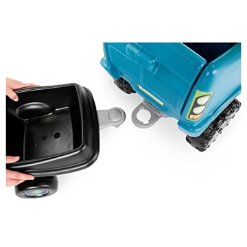 Little Tikes Go Green! Cozy Truck w/ Trailer & Garden Tools for Kids | Recycled Plastic