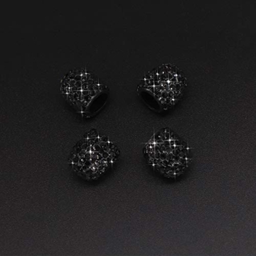 SAVORI Rhinestone Tire Valve Caps - Stylish Car Accessories