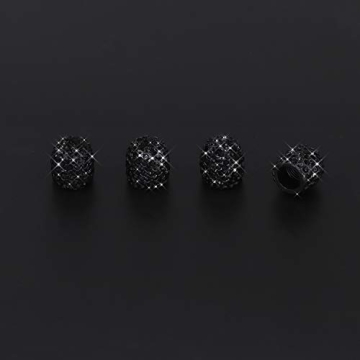 SAVORI Rhinestone Tire Valve Caps - Stylish Car Accessories