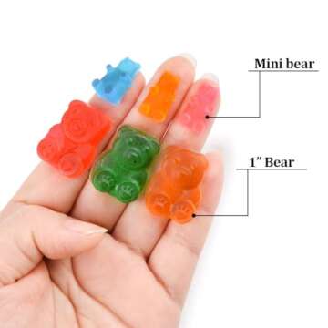 CAKETIME Gummy Bear Molds - Fun & Safe Candy Molds