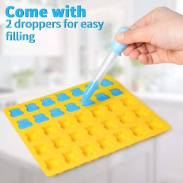 CAKETIME Gummy Bear Molds - Fun & Safe Candy Molds