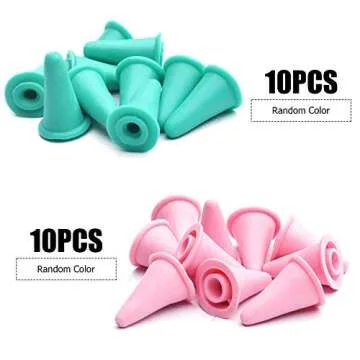 BoNaYuanDa Needle Protectors - 20 Soft Rubber Caps