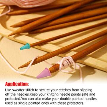 BoNaYuanDa Needle Protectors - 20 Soft Rubber Caps