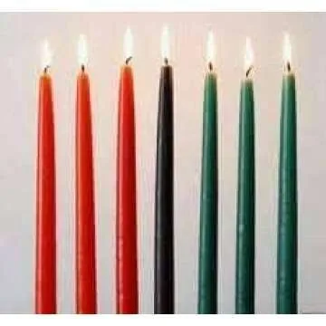 Kwanzaa 365 Candle Set - 7 Vibrant Candles for Celebration