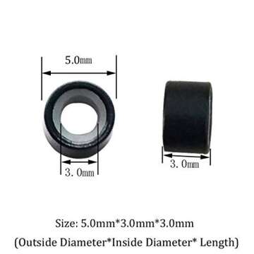 Amesun 2500PCS Silicone Micro Link Rings for Hair Extensions