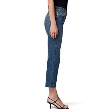 HUDSON Women's Remi High Rise Straight Jean - Premium Comfort Stretch Denim