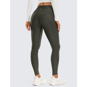 CRZ YOGA Fleece Lined Leggings for Cozy Winter Style