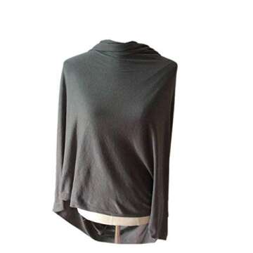 Nursing Scarf for Breastfeeding | Infinity Nursing Cover Hides Back for Privacy