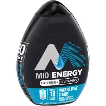 MiO Energy Liquid Water Enhancer, Wicked Blue Citrus - 1.62 OZ Pack of 2