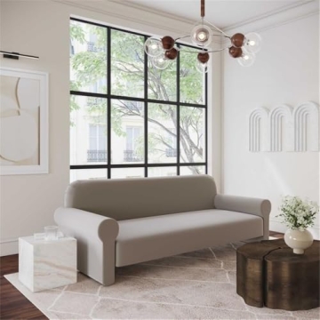 TOV Furniture Keira Cream Marble Side Table Handcrafted Elegance