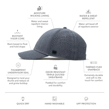 melin A-Game Hydro Snapback Hats for All Activities