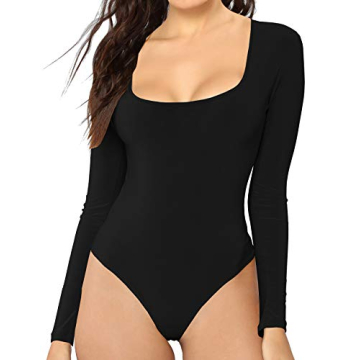 MANGDIUP Women's Long Sleeve Bodysuit - Comfort & Style
