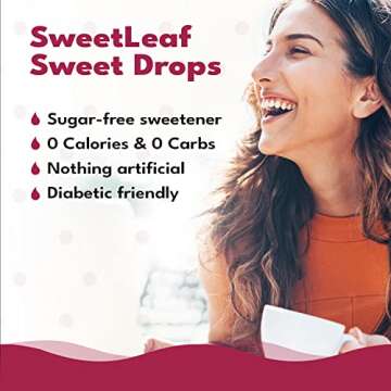 SweetLeaf Stevia Liquid Sweet Drops - Chocolate Raspberry Flavored Drops, Stevia Liquid Sweetener, Zero-Calorie, Sugar-Free Syrup Alternative for Keto Coffee, Baking, Shakes, 2 Fl Oz (Pack of 2)