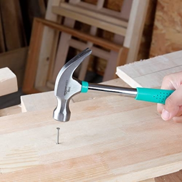 Amazon Basics 8 oz Turquoise Hammer Durable Lightweight