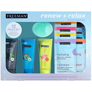 Freeman Limited Edition Renew & Relax Mask Kit - Skincare Gift Set for All Skin Types