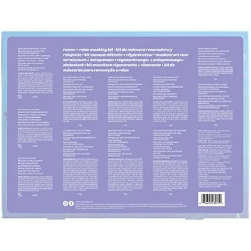 Freeman Renew & Relax Mask Kit, 12 Item Gift Set