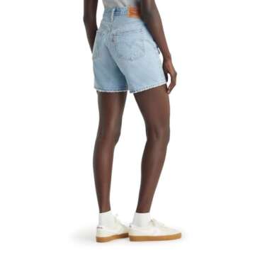 Levi's Women's 501 Mid Thigh Short, (New) Take Off, 28 Regular