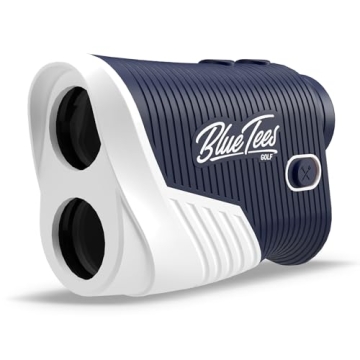 Blue Tees Golf Series 2 Pro Plus Rangefinder - Sleek, Accurate Golf Tool with Slope Adjustment