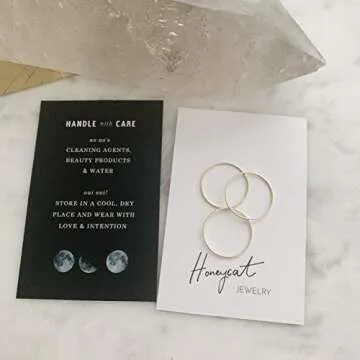 Honeycat Super Skinny Stacking Rings Trio Set | Minimalist Jewelry
