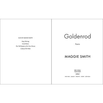 Goldenrod: Inspiring Poems Collection for Book Lovers
