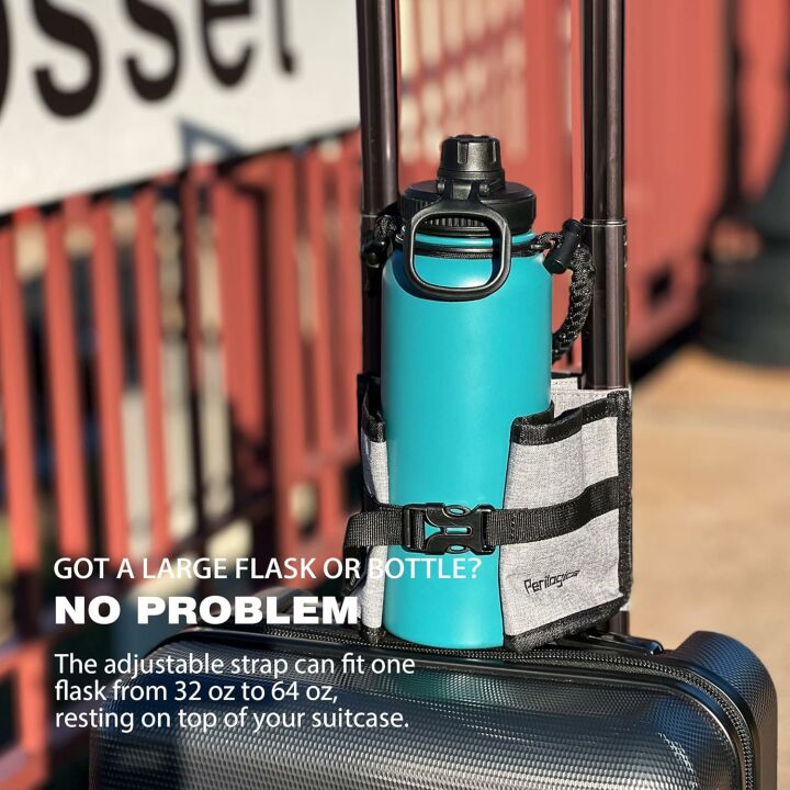 Travel Cup Holder for Suitcase - Hands-Free Use