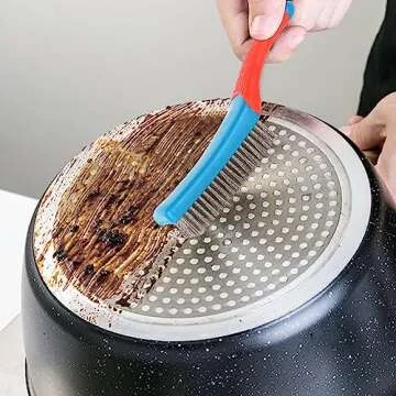 Durable 2 Pack Wire Brushes for Metal and Paint Cleaning