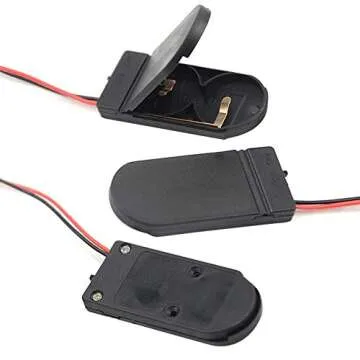 12PCS CR2032 Battery Holder with Switch for DIY Projects