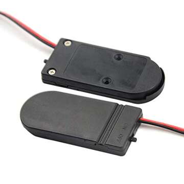 12PCS CR2032 Battery Holder with Switch for DIY Projects