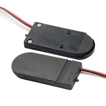 12PCS CR2032 Battery Holder with Switch for DIY Projects