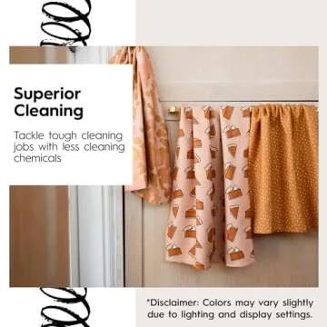 GEOMETRY Fall Kitchen Towels - Quick-Dry and Absorbent