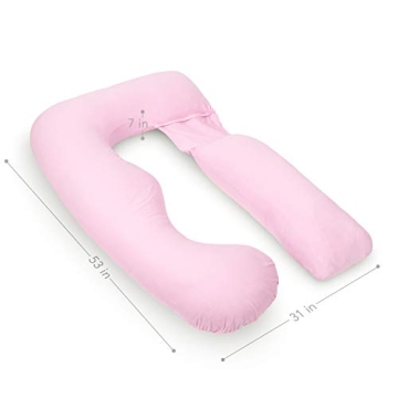 PharMeDoc U-Shape Pregnancy & Body Pillow for Comfort