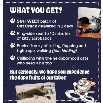 Cat Crack Catnip Treats - 100% Natural & Non-Addictive