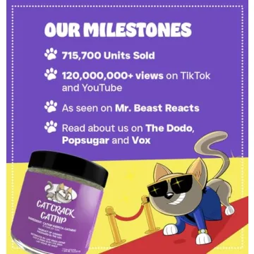 Cat Crack Catnip Treats - 100% Natural & Non-Addictive