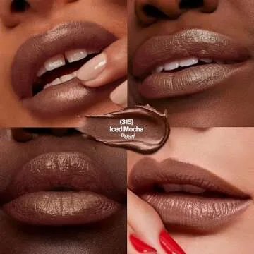 Revlon Super Lustrous Lipstick: Creamy & Hydrating, 315 Iced Mocha