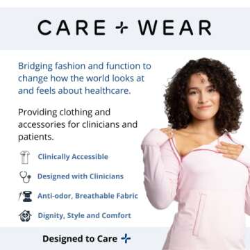 Care+Wear Classic Long PICC Line Sleeve - Marine, X-Small