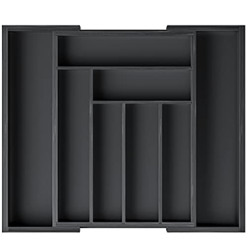 Pipishell Bamboo Expandable Drawer Organizer - Eco-Friendly Storage Solution