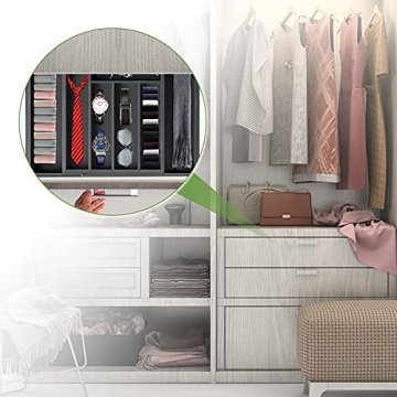 Expandable Bamboo Drawer Organizer for Kitchen Storage