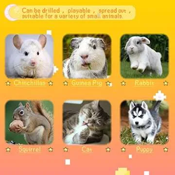 BWOGUE Bunny Tunnel Bed, 2-in-1 Collapsible Tunnel Tubes Toys with Removable Mat Hideout for Cats Kittens Rabbits Guinea Pigs Kitty