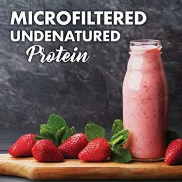 BlueBonnet Nutrition Whey Protein Isolate Powder From Grass Fed Cows, 26g of Protein, No Sugar Added, Gluten & Soy free, kosher Dairy, 2 Lbs, 28 Servings, French Vanilla Flavor