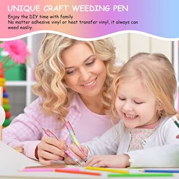 TECKWRAP Weeding Tool Pin Pen for Craft Vinyl Projects