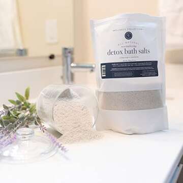 Organic Detox Bath Salts for Relaxation and Skin